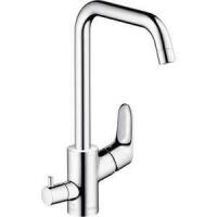 Смеситель для кухни Hansgrohe Focus с поворотным изливом с запорным вентилем (31823000)