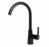 Смеситель для кухни Paulmark (Паульмарк) Holstein Ho212065-418, чёрный металлик