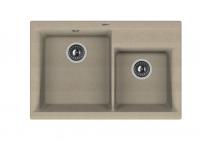 Кухонная мойка Florentina (Флорентина) Касси 780, песочный