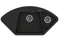 Кухонная мойка Florentina (Флорентина) Веста, черный