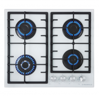 Газовая варочная панель MAUNFELD (Маунфилд) EGHG.64.33CW/G белый + ВИДЕО О ТОВАРЕ