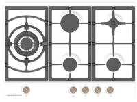 Газовая варочная панель Zigmund-Shtain (Зигмунд-Штайн) G 14.7 W