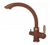 Смеситель для кухни Paulmark (Паульмарк) Essen Es213001-307-BR, терракот/бронза