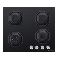 Газовая варочная панель MAUNFELD (Маунфилд) LIGHT EGHG.64.23CB/G черный + ВИДЕО О ТОВАРЕ