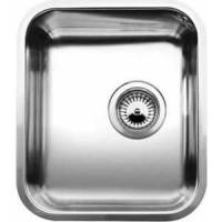 Кухонная мойка Blanco (Бланко) Supra 340-u полированная с корзинчатым-вентилем