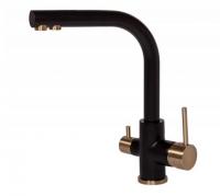 Смеситель для кухни Paulmark (Паульмарк) Essen Es213011-401-BR, антрацит/бронза