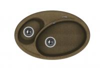 Кухонная мойка Florentina (Флорентина) Селена 780, коричневый