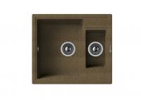 Кухонная мойка Florentina (Флорентина) Липси 580К, коричневый