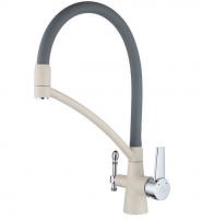 Смеситель для кухни Paulmark (Паульмарк) Holstein Ho213165-328, бежевый