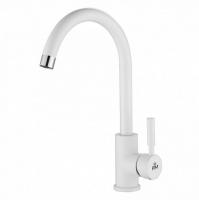 Смеситель для кухни Paulmark (Паульмарк) Holstein Ho212063-431, матовый белый