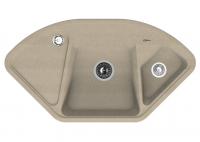 Кухонная мойка Florentina (Флорентина) Капри, песочный