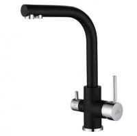 Смеситель для кухни Paulmark (Паульмарк) Essen Es213011-308, черный