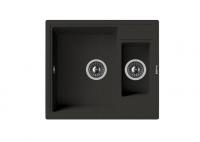 Кухонная мойка Florentina (Флорентина) Липси 580К, черный