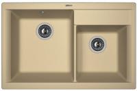 Кухонная мойка Florentina (Флорентина) Касси 780, капучино