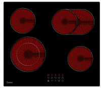 Электрическая варочная панель Evelux (Эвелюкс) HEV 642 B