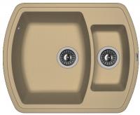Кухонная мойка Florentina (Флорентина) Нире 630К, капучино