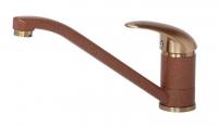 Смеситель для кухни Paulmark (Паульмарк) Holstein Ho211012-307-BR, терракот/бронза