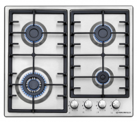 Газовая варочная панель MAUNFELD (Маунфилд) LIGHT EGHS.64.33CS/G нержавеющая сталь + ВИДЕО О ТОВАРЕ