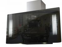 Вытяжка Krona (Крона) NAOMI MIRROR 900 black 5P-S