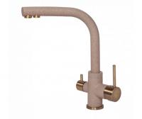 Смеситель для кухни Paulmark (Паульмарк) Essen Es213011-302-BR, песок/бронза