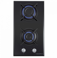 Газовая варочная панель MAUNFELD (Маунфилд) EGHG.32.1CB/G черный + ВИДЕО О ТОВАРЕ