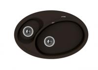 Кухонная мойка Florentina (Флорентина) Селена 780, мокко