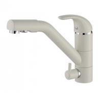 Смеситель для кухни Paulmark (Паульмарк) Holstein Ho213013-331, белый