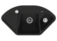 Кухонная мойка Florentina (Флорентина) Капри, антрацит