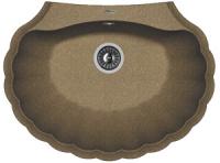 Кухонная мойка Florentina (Флорентина) Гребешок, коричневый