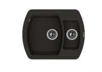 Кухонная мойка Florentina (Флорентина) Нире 630К, черный