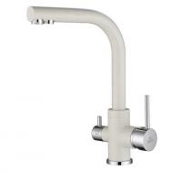Смеситель для кухни Paulmark (Паульмарк) Essen Es213011-331, белый