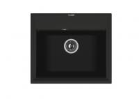 Кухонная мойка Florentina (Флорентина) Липси 600, антрацит