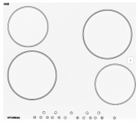 Электрическая варочная панель Hyundai (Хёндэ) HHE 6450 WG белый