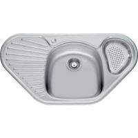 Кухонная мойка Franke (Франке) MON 651 E 3 1/2 угловая перелив нерж матовая