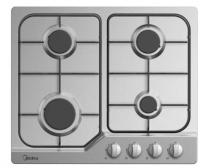 Газовая варочная панель Midea (Мидея) MG640X