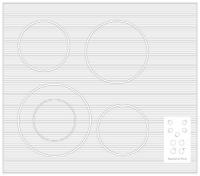 Электрическая варочная панель Zigmund-Shtain (Зигмунд-Штайн) CNS 249.60 WX