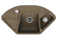 Кухонная мойка Florentina (Флорентина) Капри, коричневый