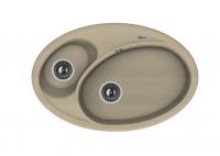 Кухонная мойка Florentina (Флорентина) Селена 780, песочный