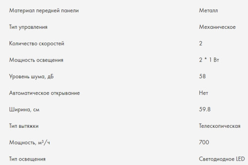 Встраиваемая вытяжка Haier (Хайер) HVX-T671X