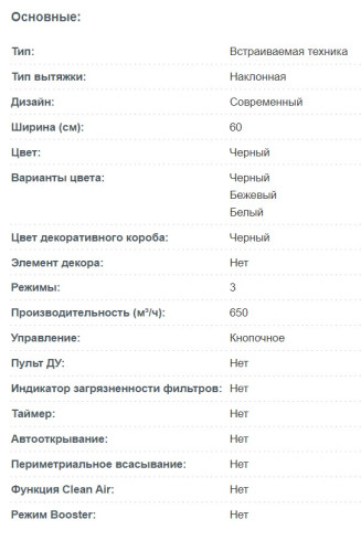 Вытяжка Korting (Кёртинг) KHC 66135 GN