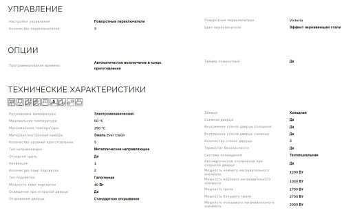 Электрический духовой шкаф Smeg (Смег) SF6905P1