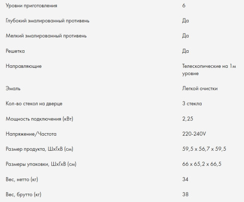 Электрический духовой шкаф Haier (Хайер) HOX-P06HGW