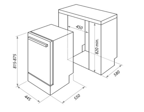 Встраиваемая посудомоечная машина MAUNFELD (Маунфилд) MLP-08IMR