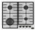 Газовая варочная панель Korting (Кёртинг) HG 674 CTSI