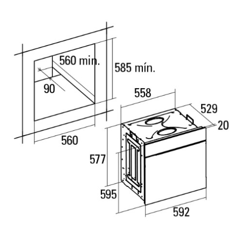 Электрический духовой шкаф Cata (Ката) Md 7009 Bk