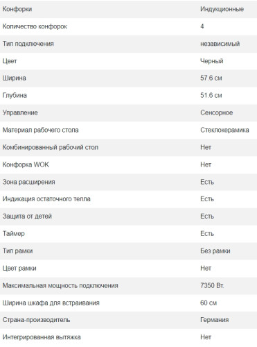 Индукционная варочная панель AEG (АЕГ) IKE64450IB