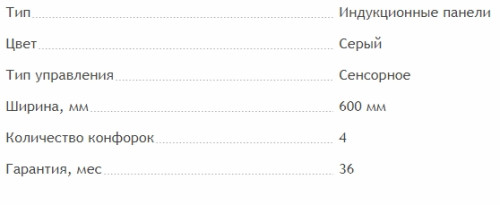 Индукционная варочная панель MAUNFELD (Маунфилд) MVI 59.2FL-GR