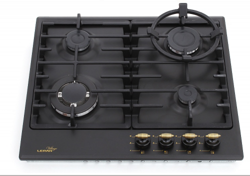 Газовая варочная панель LERAN (Леран) VILLAGE GH 64321 ANTHRACITE