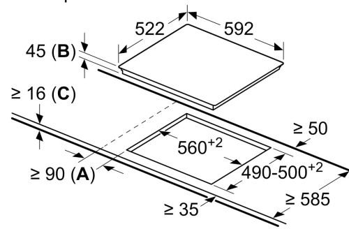 Электрическая варочная панель Bosch (Бош) PKF651FP4E