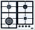 Газовая варочная панель Korting (Кёртинг) HG 665 CTSI